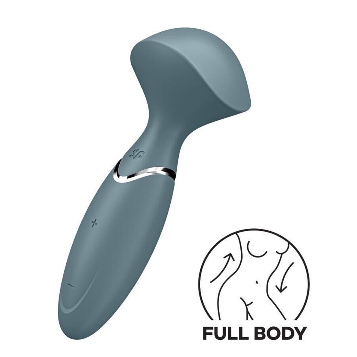 Satisfyer Mini Wand-Er Vibrador Stonergrey 1Un